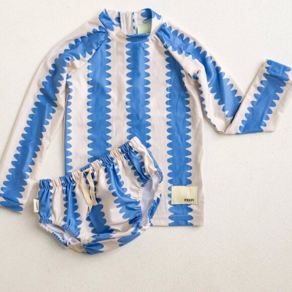 NWT Baby Swim Diaper by Pekpi in Blueberry Wobble (Medium) - Picture 3 of 3